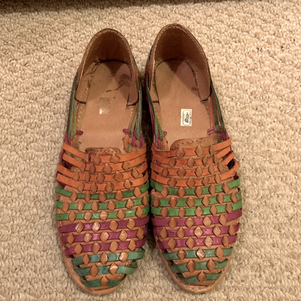Vibrant Huarache Slip on women 8US 26.5 Mex